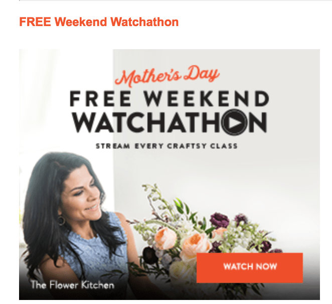 Free weekend of craft videos